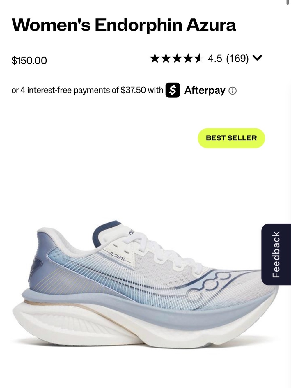 Saucony Women's Endorphin Azura